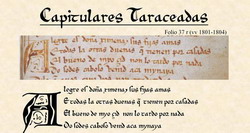 Capitulares taraceadas